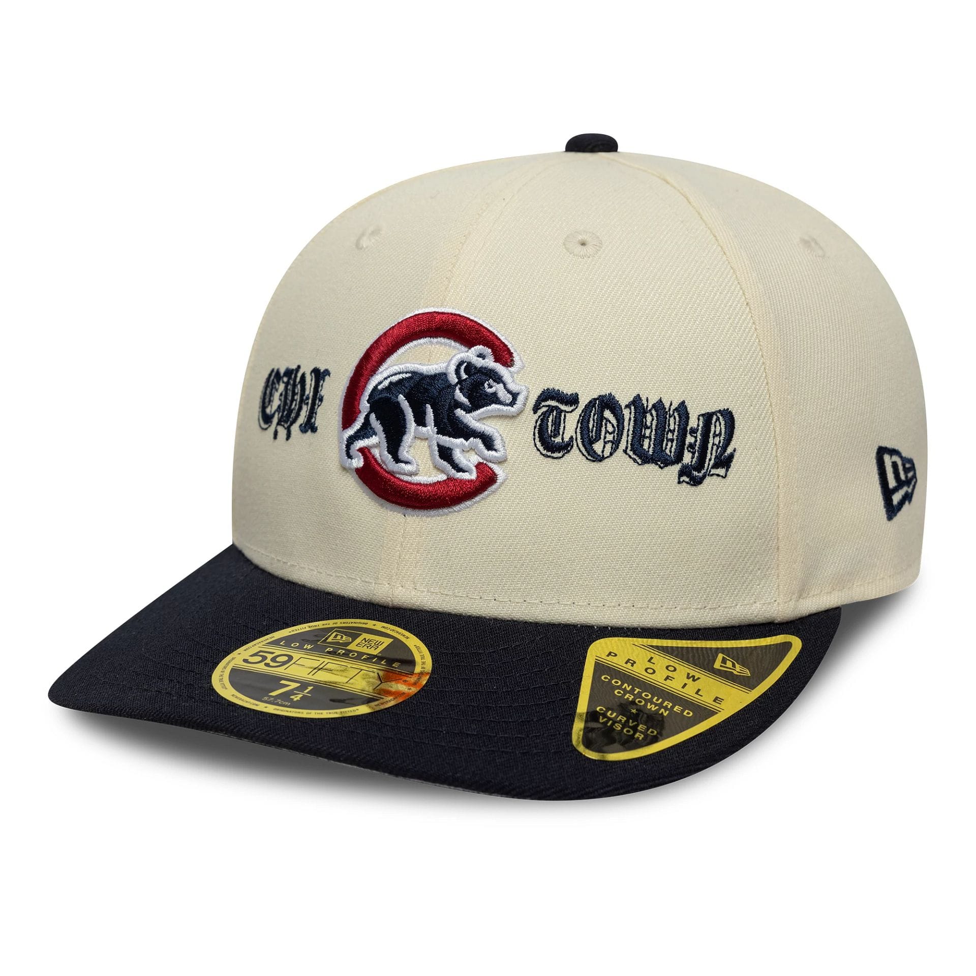 Chicago Cubs MLB Cooperstown Cream Low Profile 59FIFTY Fitted Cap-kentox - Image 3