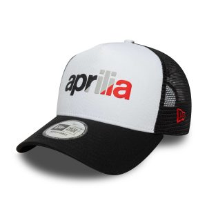 Aprilia Wordmark Black 9FORTY A-Frame Trucker Cap-kentox
