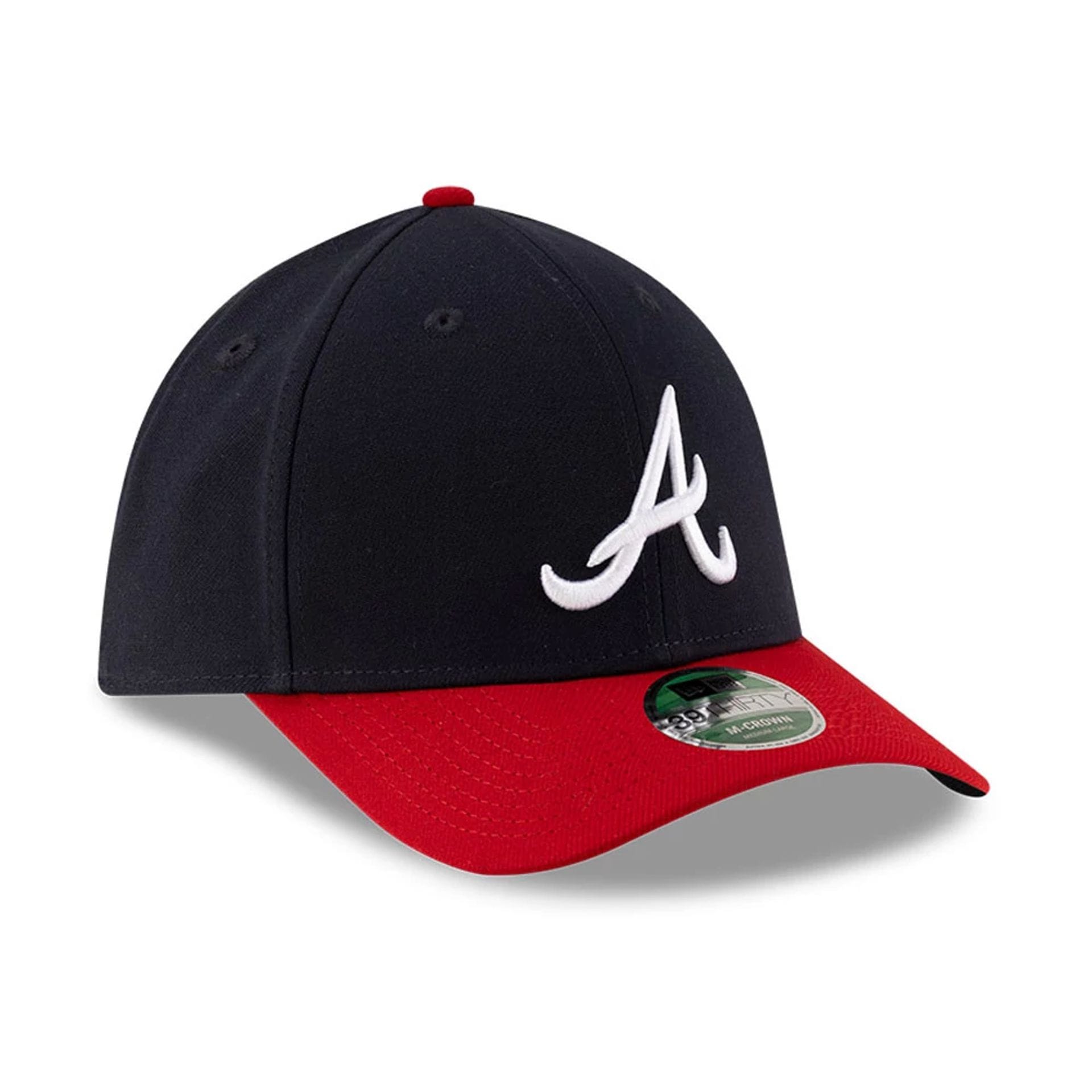 Braves MLB Player Replica Navy 39THIRTY M-Crown Stretch Fit Cap-kentox - Image 3