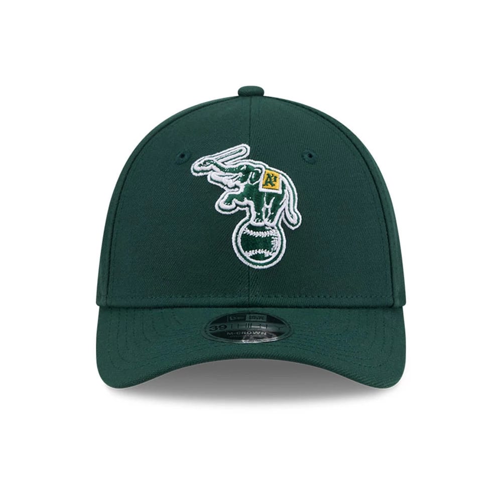 Athletics MLB Dark Green 39THIRTY M-Crown Stretch Fit Cap-kentox - Image 3