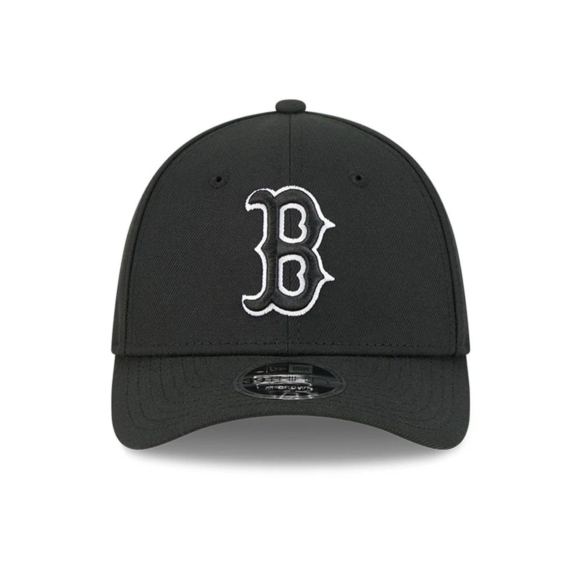 Boston Red Sox MLB Black 39THIRTY M-Crown Stretch Fit Cap-kentox - Image 3