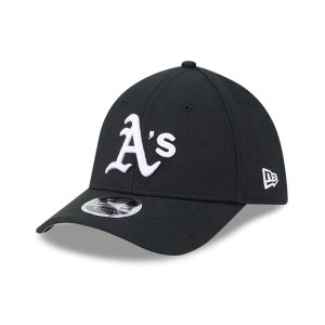 Athletics MLB Black 39THIRTY M-Crown Stretch Fit Cap-kentox