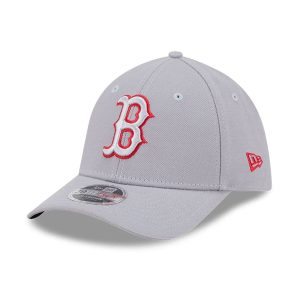 Boston Red Sox MLB Grey 39THIRTY M-Crown Stretch Fit Cap-kentox