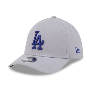 LA Dodgers MLB Grey 39THIRTY M-Crown Stretch Fit Cap-kentox