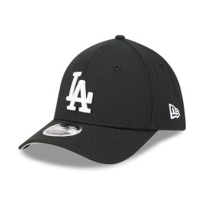 LA Dodgers MLB Black 39THIRTY M-Crown Stretch Fit Cap-kentox