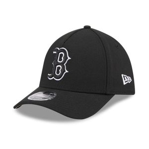 Boston Red Sox MLB Black 39THIRTY M-Crown A-Frame Stretch Fit Cap-kentox