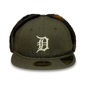 Detroit Tigers MLB Camo Open Green Retro Crown 59FIFTY Fitted Cap-kentox