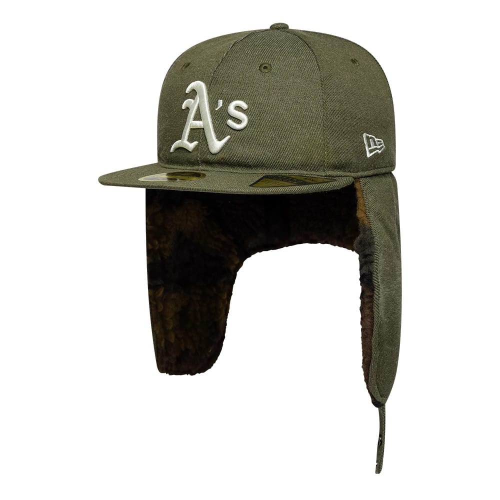 Athletics MLB Camo Open Green Retro Crown 59FIFTY Fitted Cap-kentox - Image 2