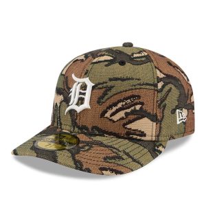 Detroit Tigers MLB Jacquard Camo 59FIFTY Fitted Cap-kentox