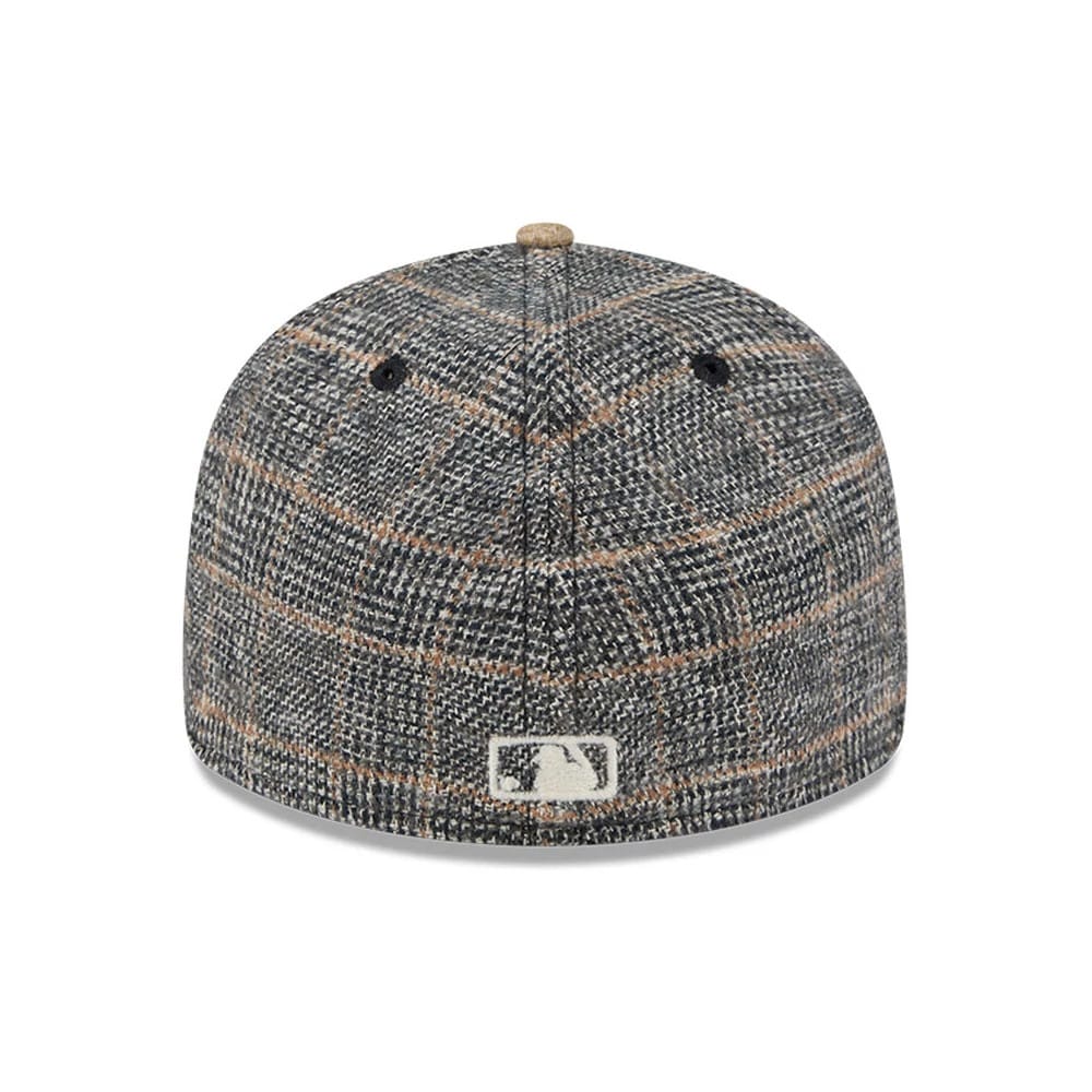 Boston Red Sox MLB Vintage Tweed Open Blue Retro Crown 59FIFTY Fitted Cap-kentox - Image 5