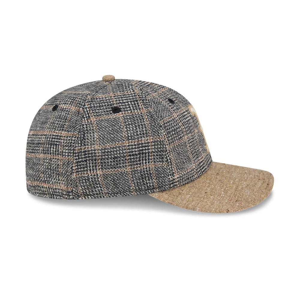 Boston Red Sox MLB Vintage Tweed Open Blue Retro Crown 59FIFTY Fitted Cap-kentox - Image 4