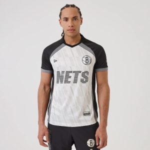 Brooklyn Nets NBA Match Black T-Shirt-kentox