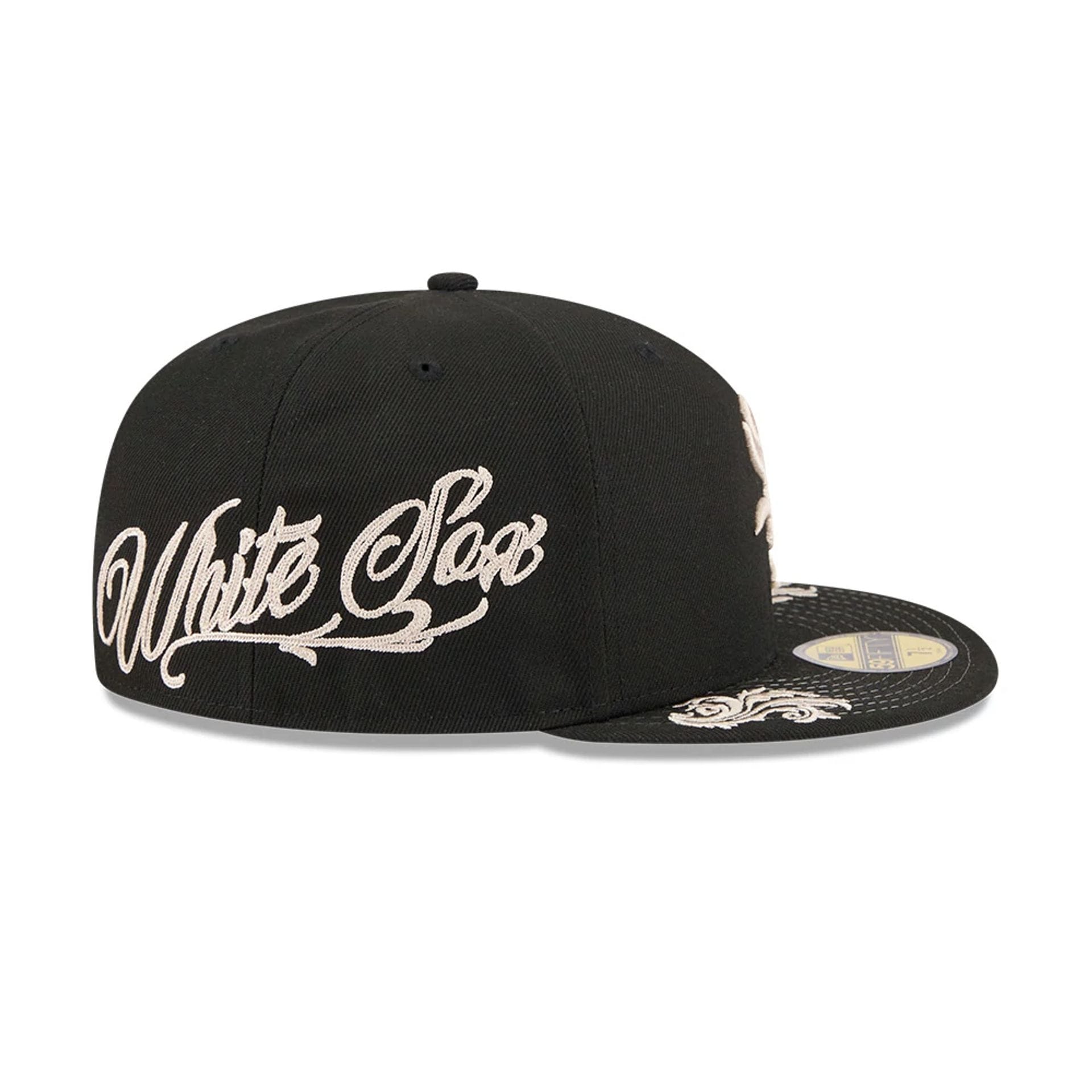 Chicago White Sox MLB Script Black 59FIFTY Fitted Cap-kentox - Image 4