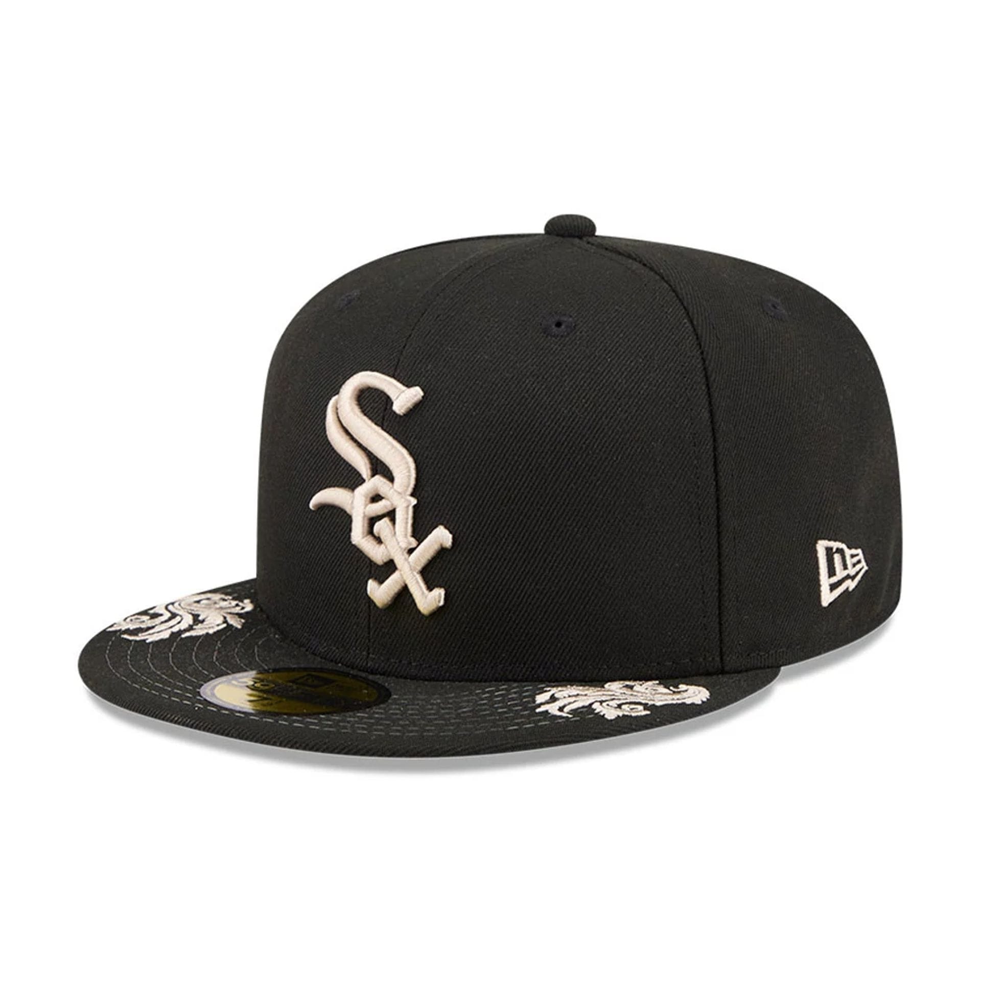 Chicago White Sox MLB Script Black 59FIFTY Fitted Cap-kentox - Image 5