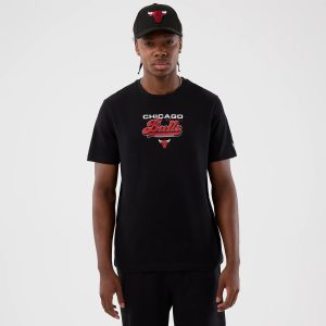Chicago Bulls NBA Back To School Black T-Shirt-kentox