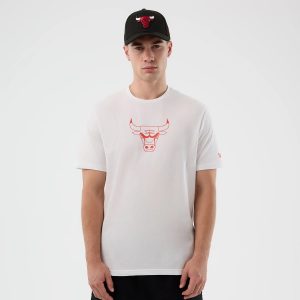 Chicago Bulls NBA Back To School White T-Shirt-kentox
