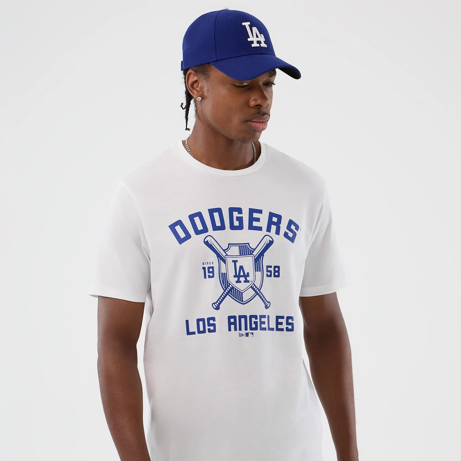 LA Dodgers MLB Back To School White T-Shirt-kentox - Image 3