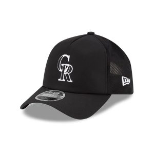 Colorado Rockies MLB Batting Practice 2026 Black 9FORTY Apex Adjustable Cap-kentox