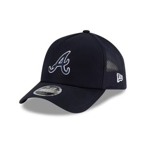 Atlanta Braves MLB Batting Practice 2026 Navy 9FORTY Apex Adjustable Cap-kentox