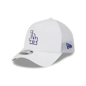 LA Dodgers MLB Batting Practice 2026 White 9FORTY Apex Adjustable Cap-kentox