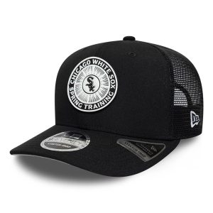 Chicago White Sox MLB Circles Black 9SEVENTY Stretch Snap Adjustable Cap-kentox