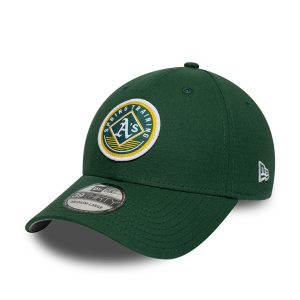 Athletics MLB Ripstop Dark Green 39THIRTY Stretch Fit Cap-kentox