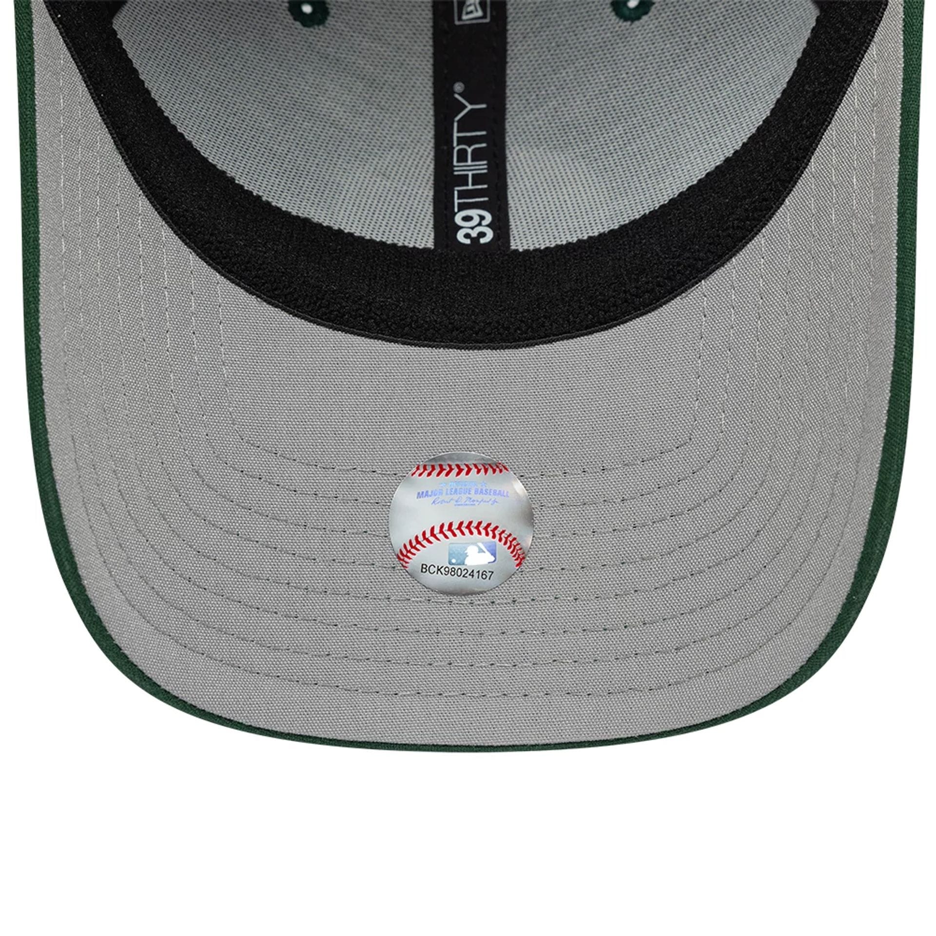 Athletics MLB Ripstop Dark Green 39THIRTY Stretch Fit Cap-kentox - Image 2