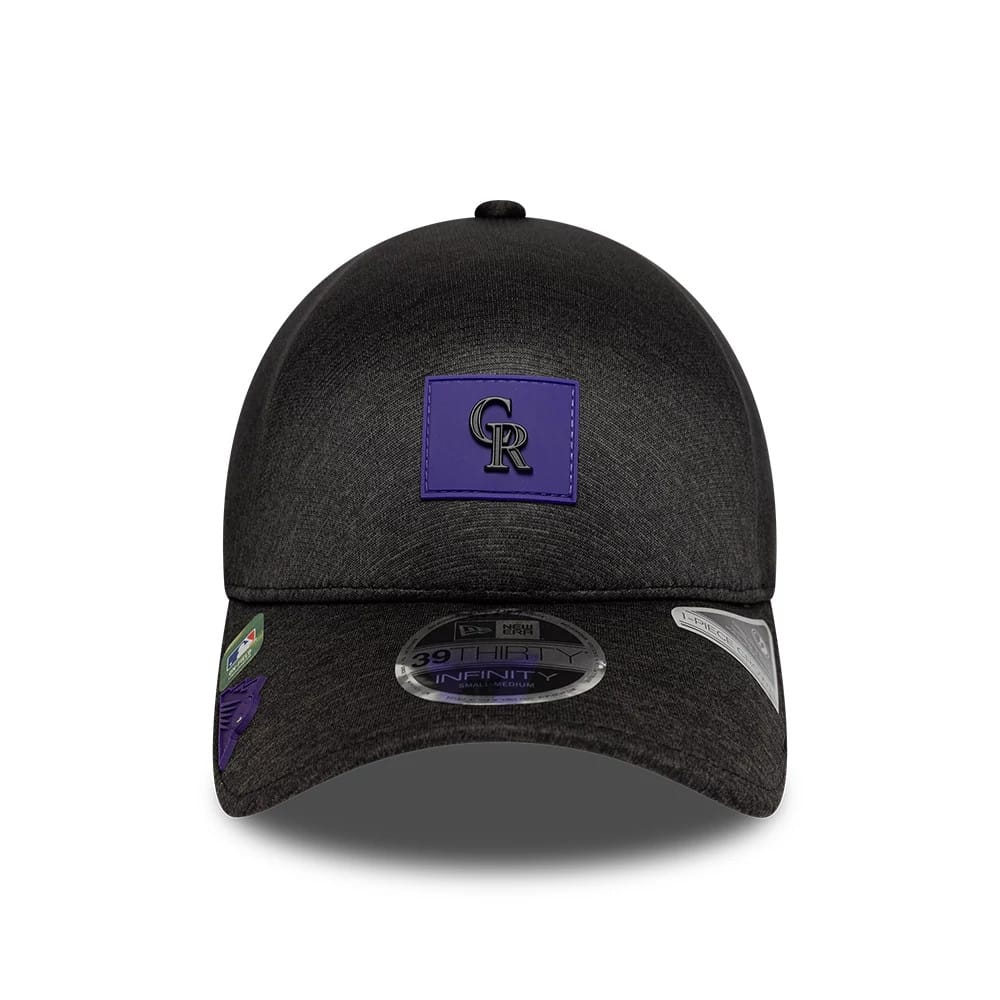 Colorado Rockies MLB Clubhouse Black 39THIRTY Infinity Stretch Fit Cap-kentox - Image 2