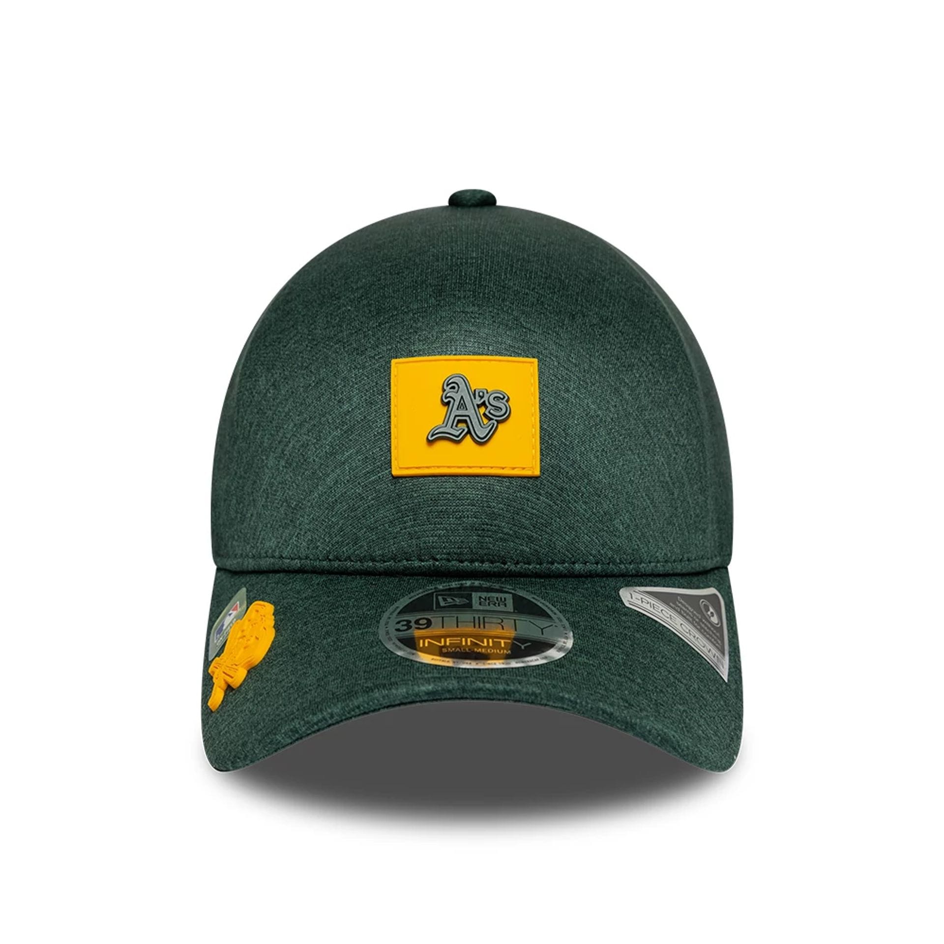 Athletics MLB Clubhouse Dark Green 39THIRTY Infinity Stretch Fit Cap-kentox - Image 2