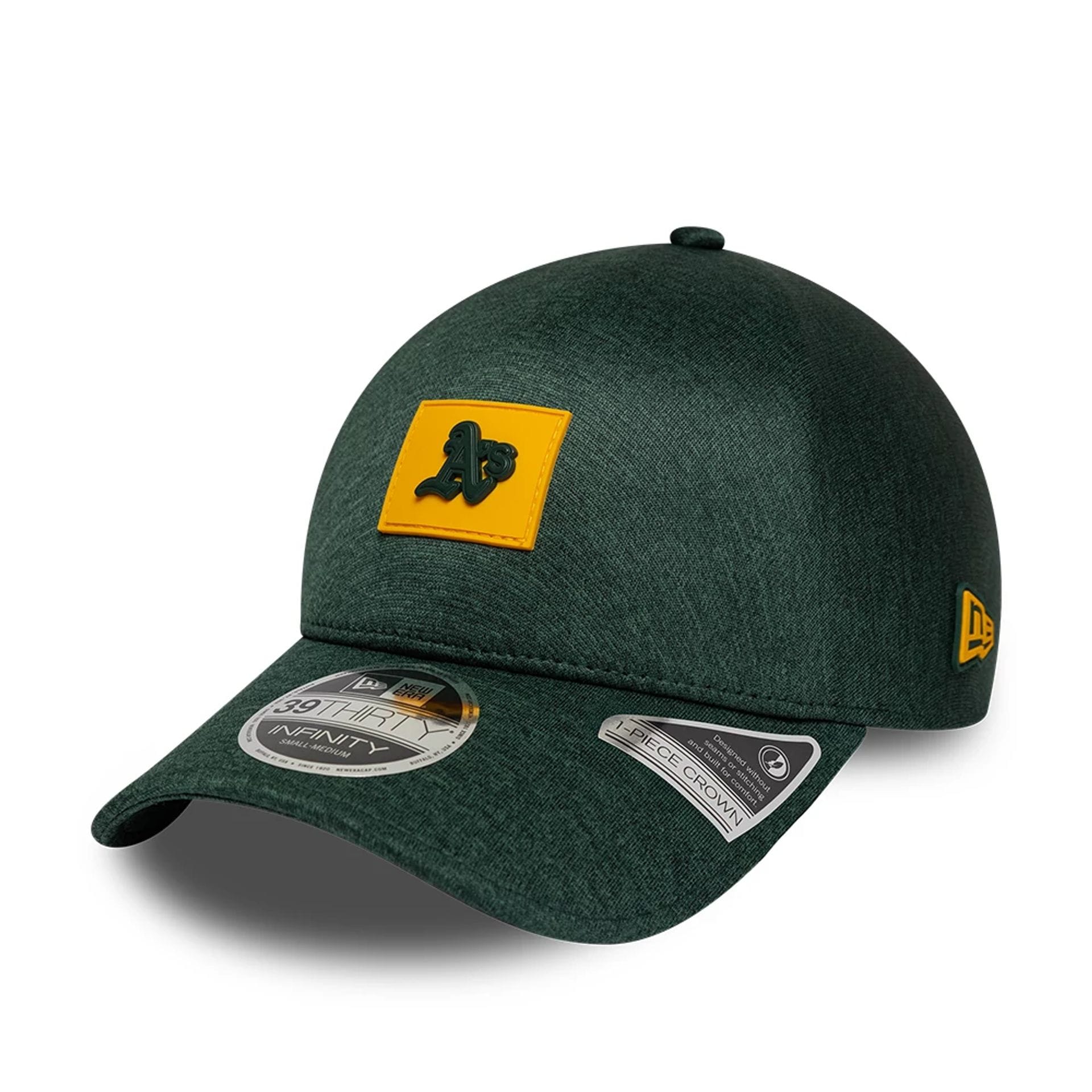 Athletics MLB Clubhouse Dark Green 39THIRTY Infinity Stretch Fit Cap-kentox - Image 3