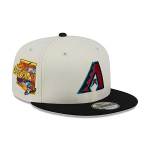 Arizona Diamondbacks MLB Localized White 9FIFTY Snapback Adjustable Cap-kentox