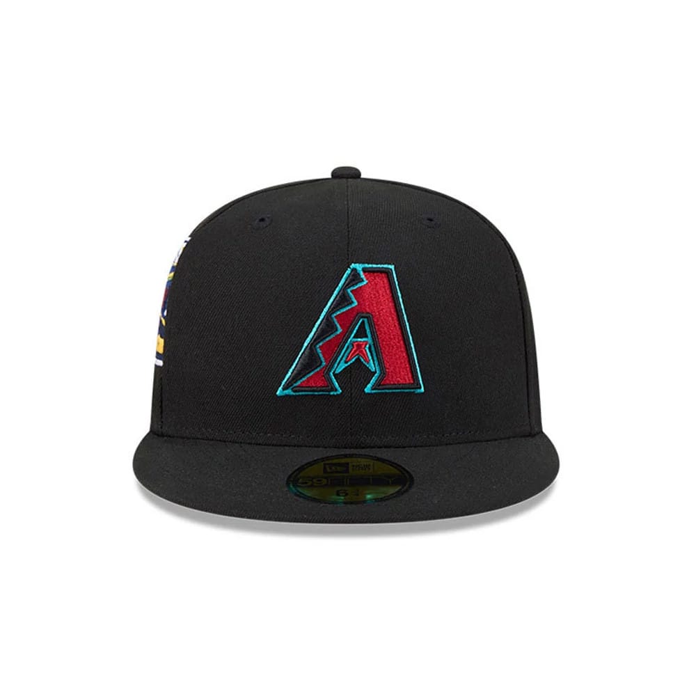 Arizona Diamondbacks MLB Hidden Hit Black 59FIFTY Fitted Cap-kentox - Image 3