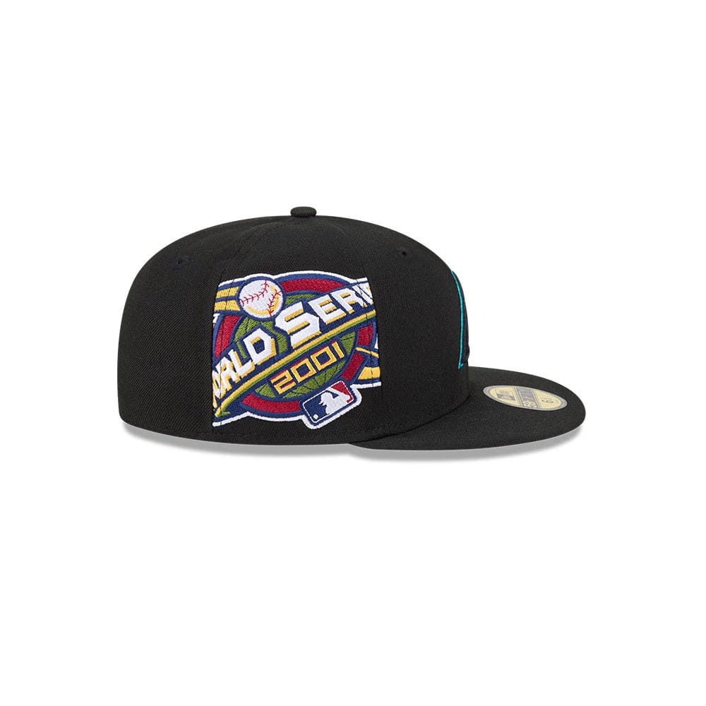Arizona Diamondbacks MLB Hidden Hit Black 59FIFTY Fitted Cap-kentox - Image 5
