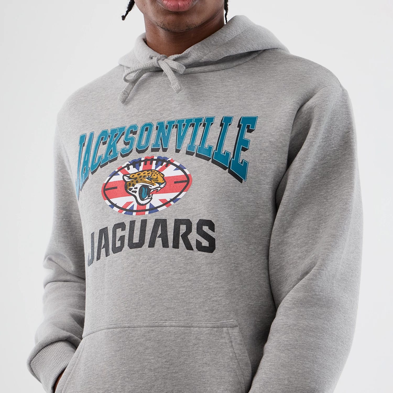 Jacksonville Jaguars NFL International Series Games Grey Pullover Hoodie-kentox - Image 3