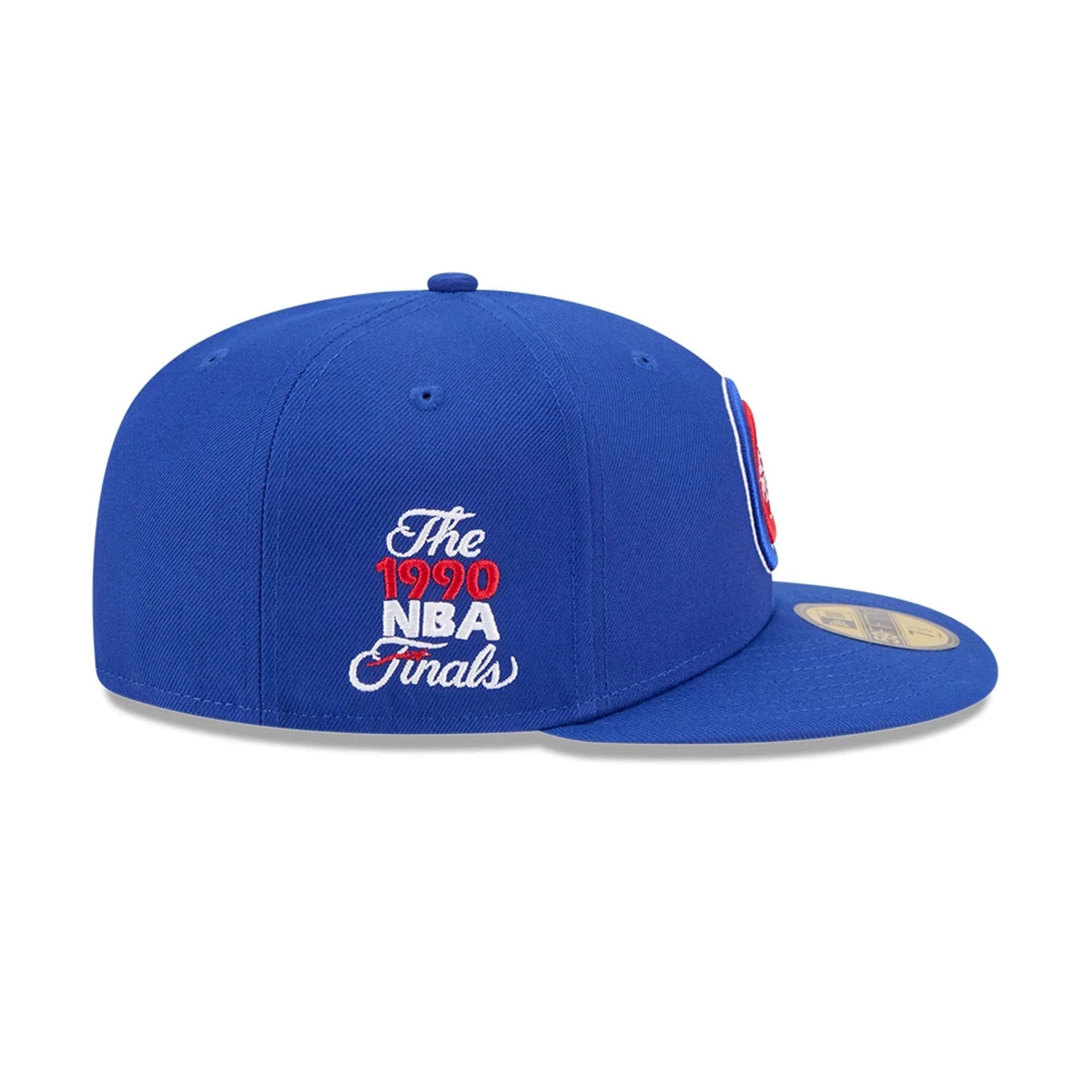 Detroit Pistons NBA Hardwood Classic Blue 59FIFTY Fitted Cap-kentox - Image 5
