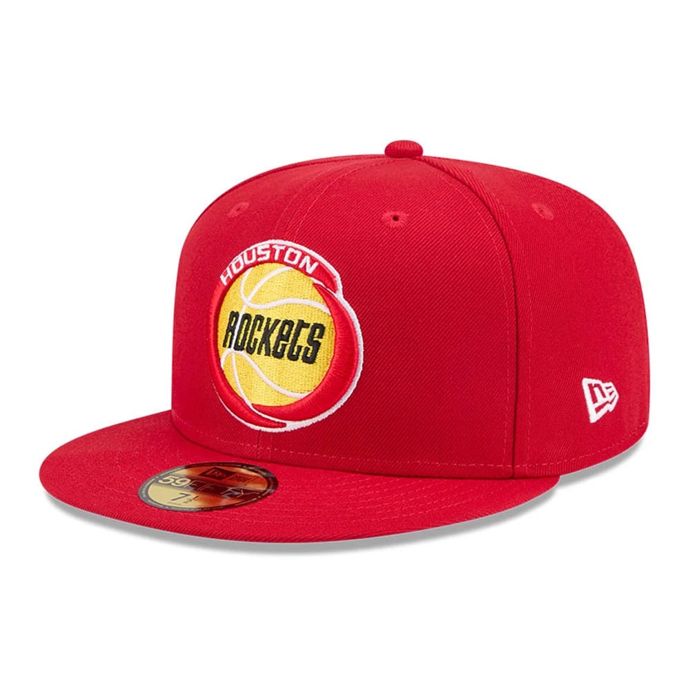 Houston Rockets NBA Hardwood Classic Red 59FIFTY Fitted Cap-kentox - Image 3