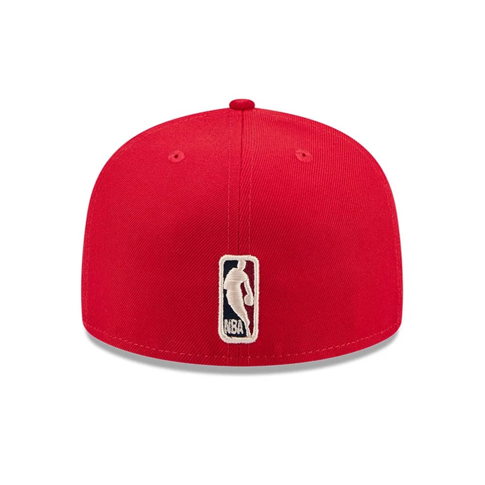 Houston Rockets NBA Hardwood Classic Red 59FIFTY Fitted Cap-kentox - Image 4