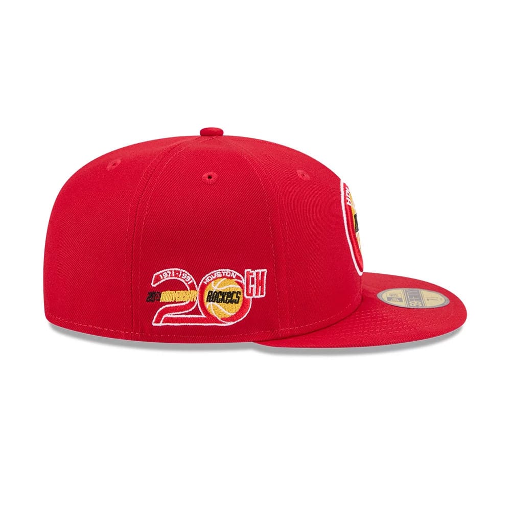 Houston Rockets NBA Hardwood Classic Red 59FIFTY Fitted Cap-kentox - Image 5