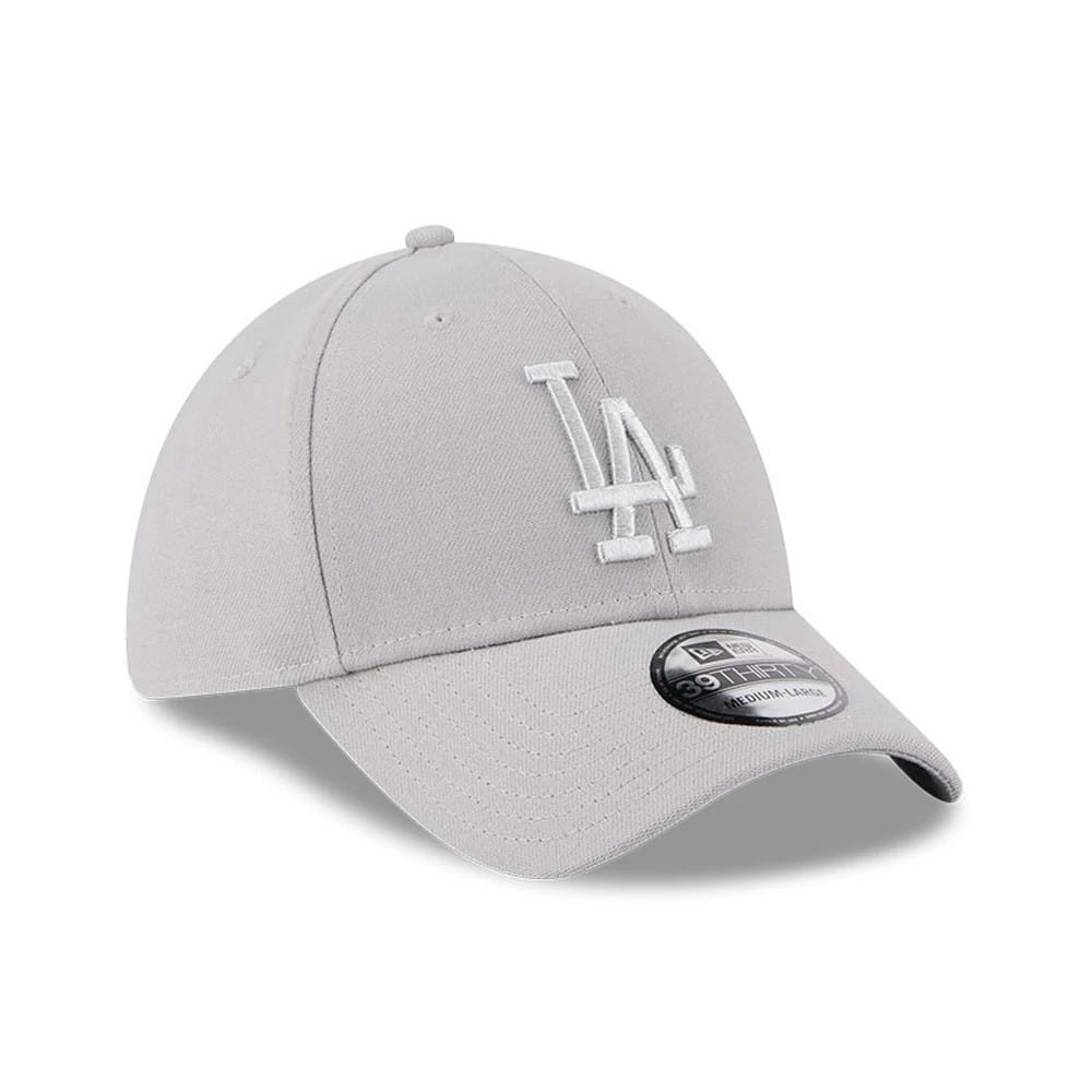 LA Dodgers MLB Metallic Grey 39THIRTY Stretch Fit Cap-kentox - Image 3
