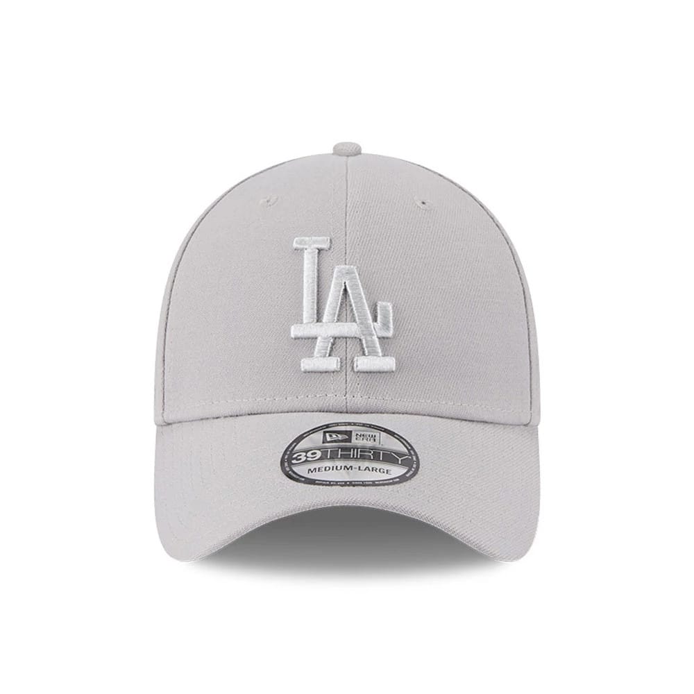 LA Dodgers MLB Metallic Grey 39THIRTY Stretch Fit Cap-kentox - Image 2