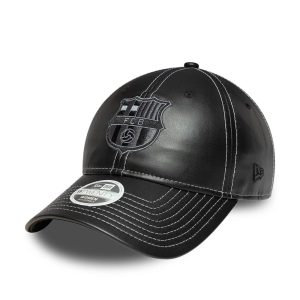 FC Barcelona Womens PU Black 9TWENTY Adjustable Cap-kentox