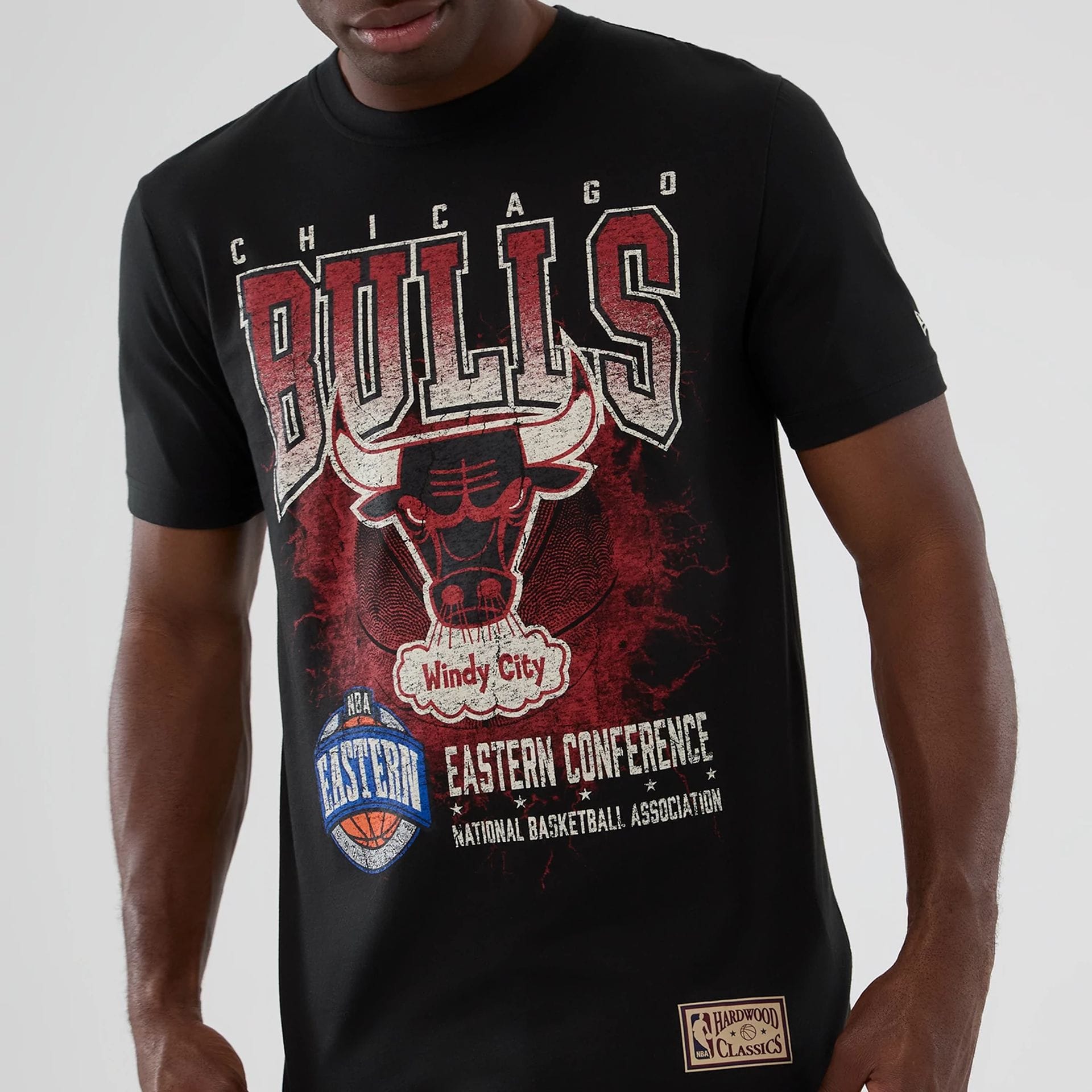 Chicago Bulls NBA Hardwood Classic Black T-Shirt-kentox - Image 3