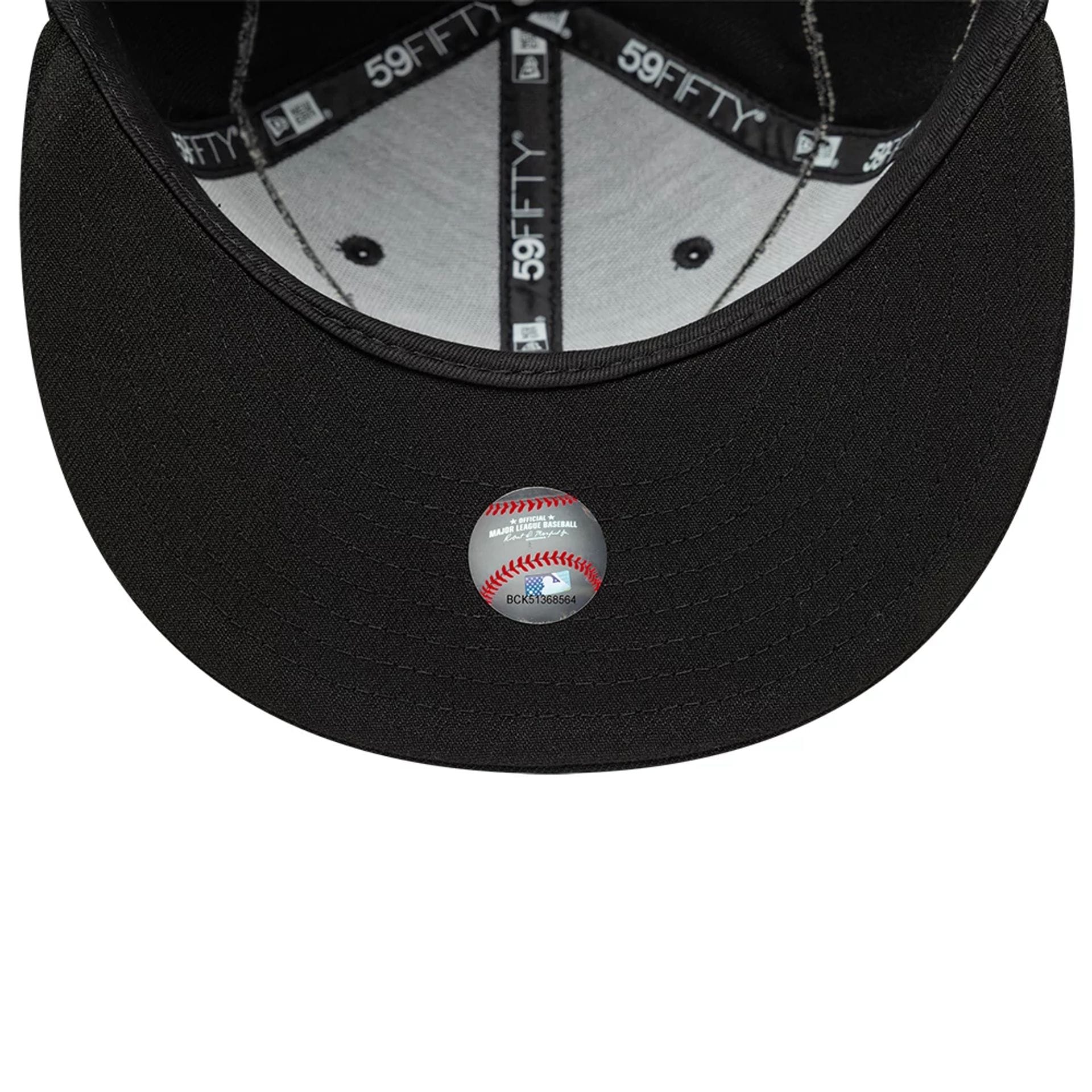 Chicago White Sox MLB Beaded Wings Black 59FIFTY Fitted Cap-kentox - Image 7