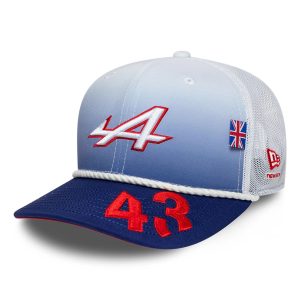 Alpine Racing Franco Colapinto Silverstone Race Special White 9SEVENTY Stretch Snap Adjustable Cap-kentox