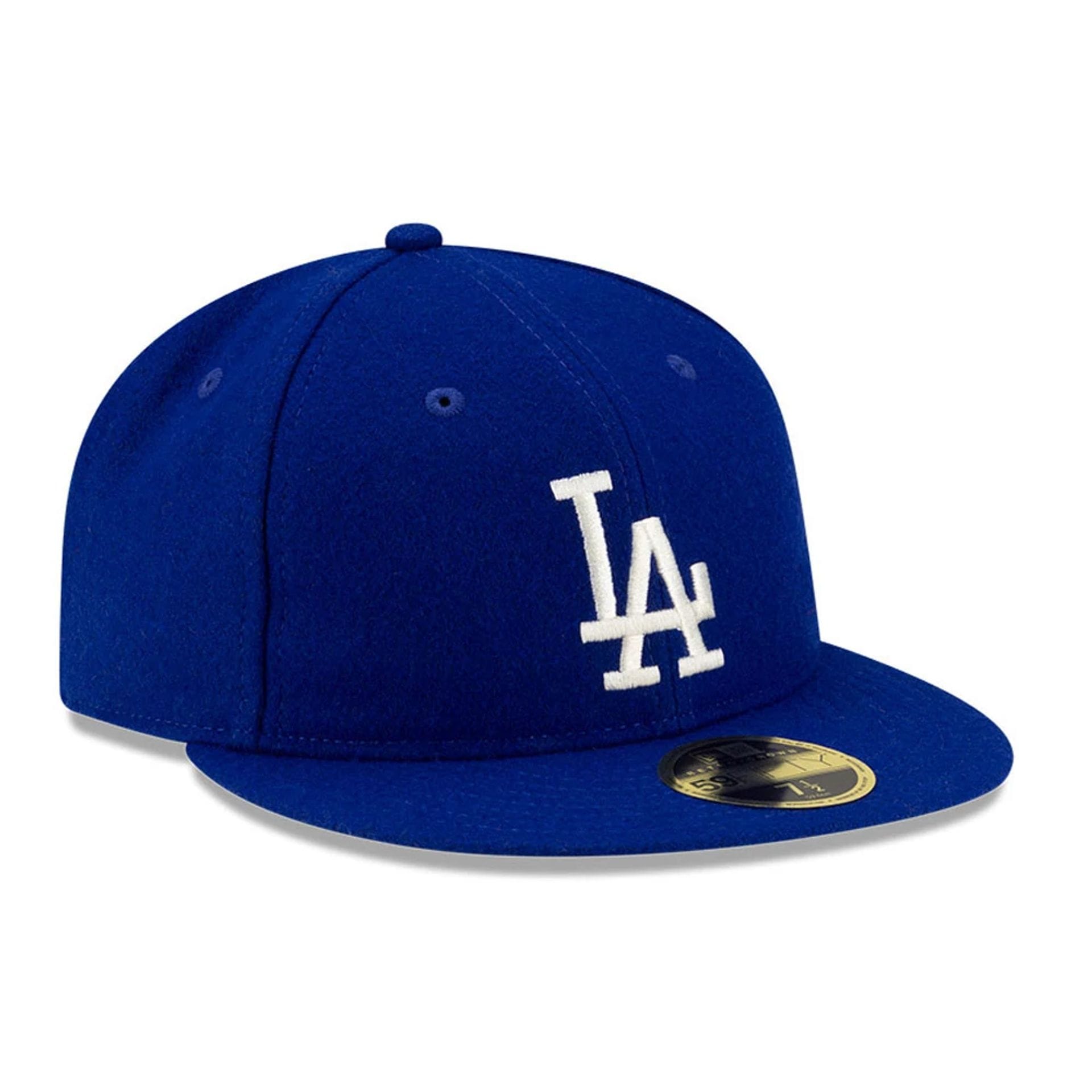 LA Dodgers FOG X MLB Dark Blue Retro Crown 59FIFTY Fitted Cap-kentox - Image 4