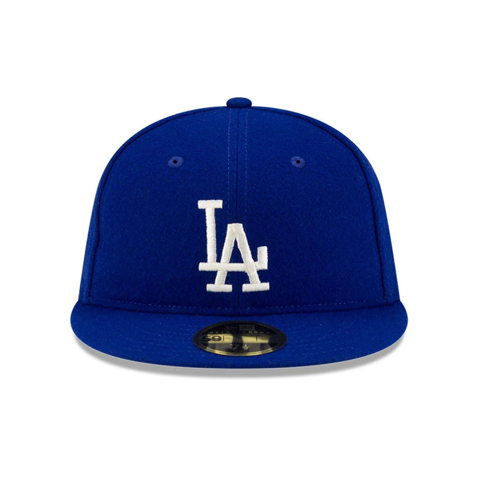LA Dodgers FOG X MLB Dark Blue Retro Crown 59FIFTY Fitted Cap-kentox - Image 3