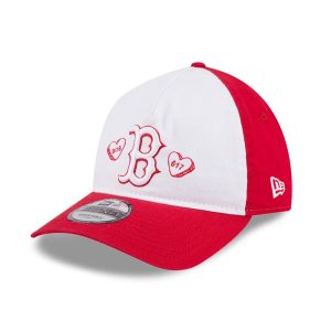 Boston Red Sox MLB Conversation Hearts Red 9TWENTY A-Frame Adjustable Cap-kentox