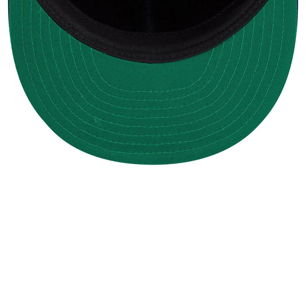 LA Dodgers MLB Felt Logo Dark Blue Retro Crown 59FIFTY Fitted Cap-kentox - Image 2