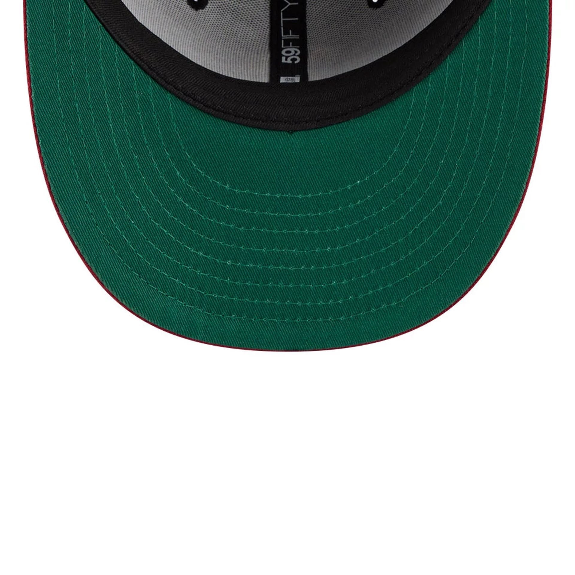 Boston Red Sox MLB Team Cards Black 59FIFTY Fitted Cap-kentox - Image 2