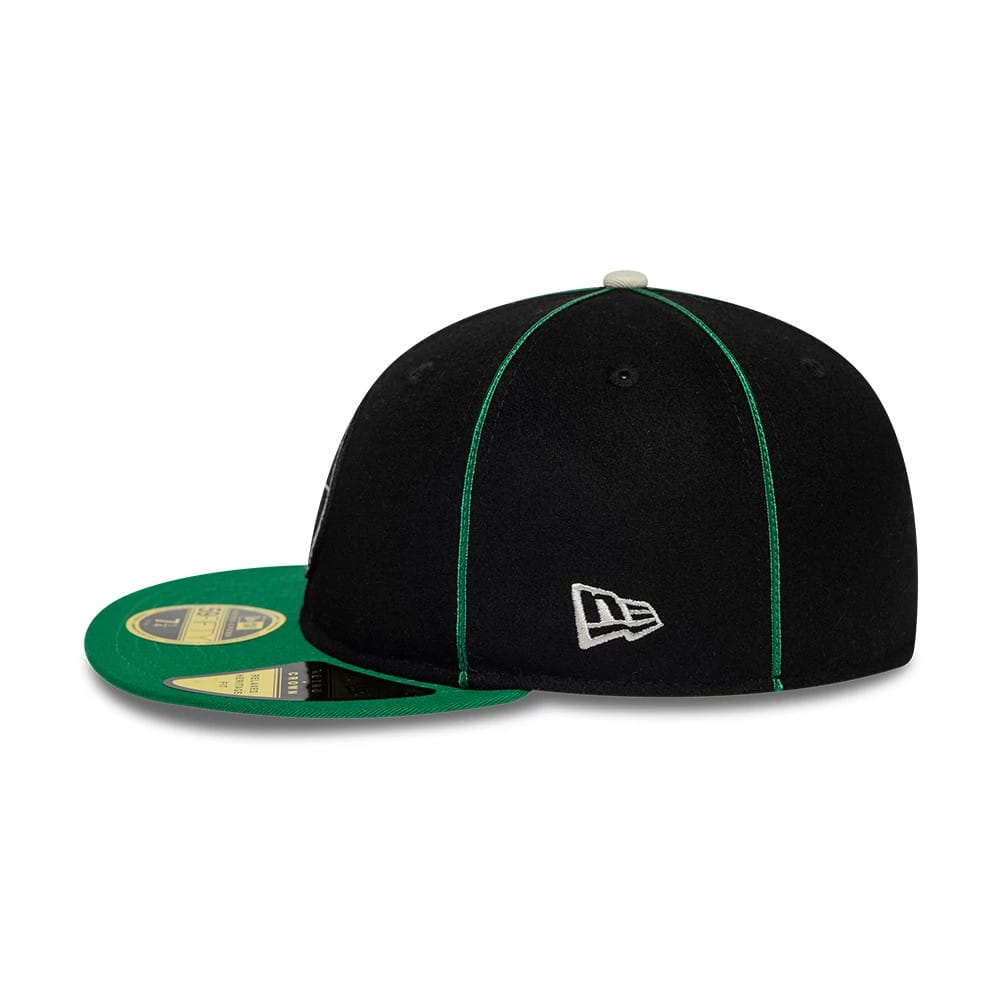 Boston Celtics NBA Felt Logo Green Retro Crown 59FIFTY Fitted Cap-kentox - Image 5
